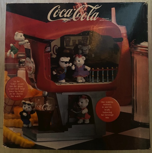 3021-1 € 125,00 coca cola muziekdoos open tap werkt op stroom