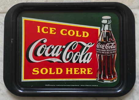 07128D-1 € 7,50 coca cola dienblad rechthoekig ice cold