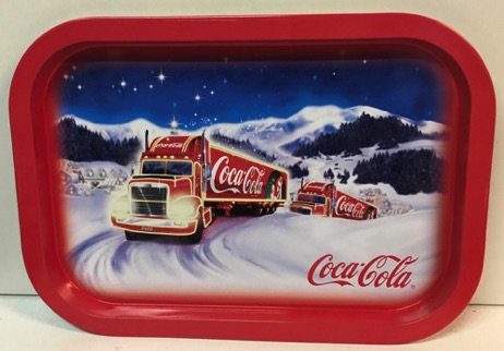 07156d-1 € 6,00 coca cola dienblad afb vrachtwagen