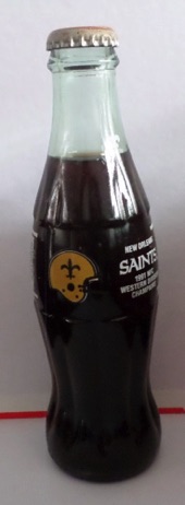 Coca-Cola Atlanta Falcons 1998 NFC Campions commemorative Bottle