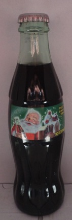 2000-MEX1 € 15,00 coca cola flesje nr 1 van 6 kerstman met flesjes